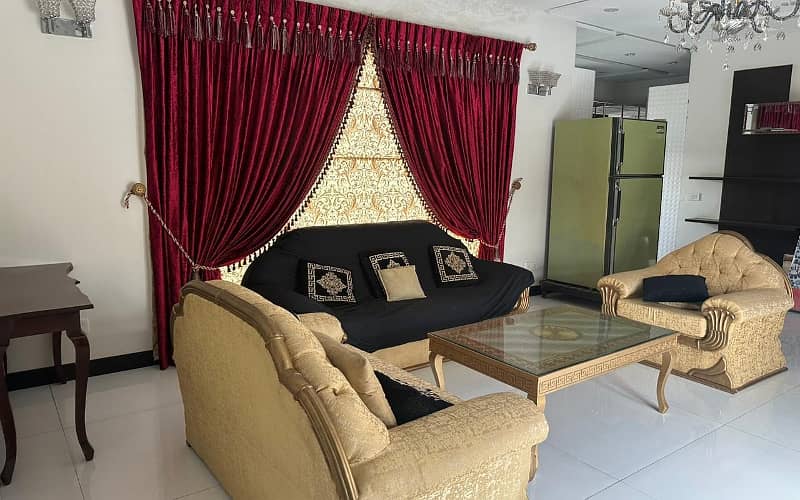 Separate Entry 1 Kanal Furnished Upper portion Available For rent In DHA PHASE 6 Lahore 7