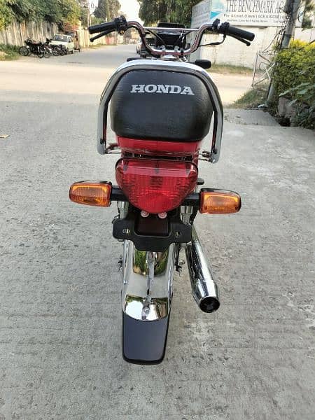 Honda CD70 model 2024 Rawalpindi number 03055228242 8