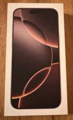 Iphone 16 pro max 256GB (black titanium)