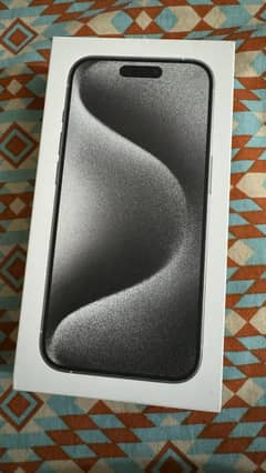 Brand New iPhone 15 Pro, White Titanium, Non-PTA