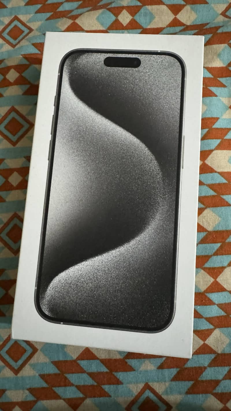 Brand New iPhone 15 Pro, White Titanium, Non-PTA 0