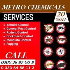 Bed Bugs | Termite | Cockroach | Pest Control | Fumigation in karachi