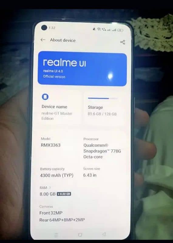 Realme GT Master Edition. . . Full 10.10 1