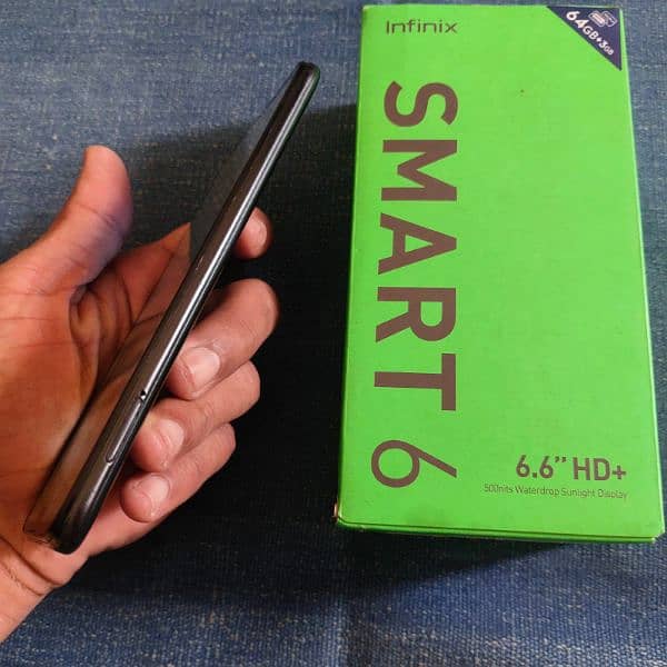 Infinix Smart 6 3gb/64gb with box charger  sealed set 5