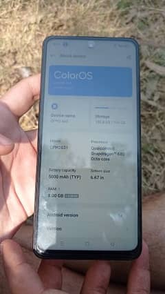 Oppo a60 8/256  10by 10 all ok 10 month warrenty rehti hai