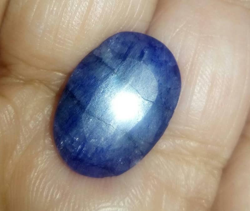 Neelam blue sapphire original and all natural gemstones pather 3