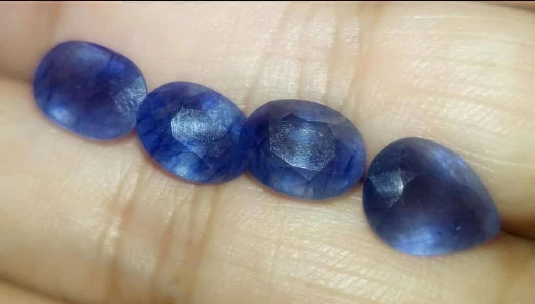 Neelam blue sapphire original and all natural gemstones pather 6