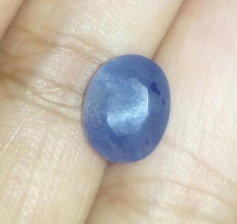 Neelam blue sapphire original and all natural gemstones pather 9