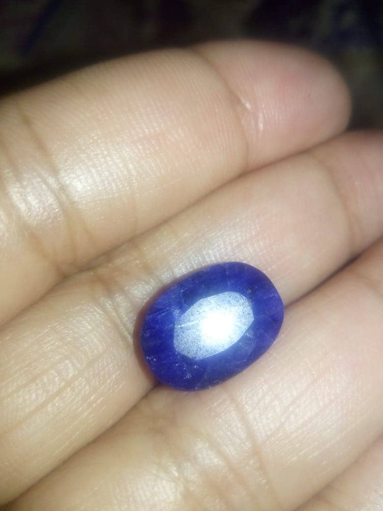 Neelam blue sapphire original and all natural gemstones pather 12