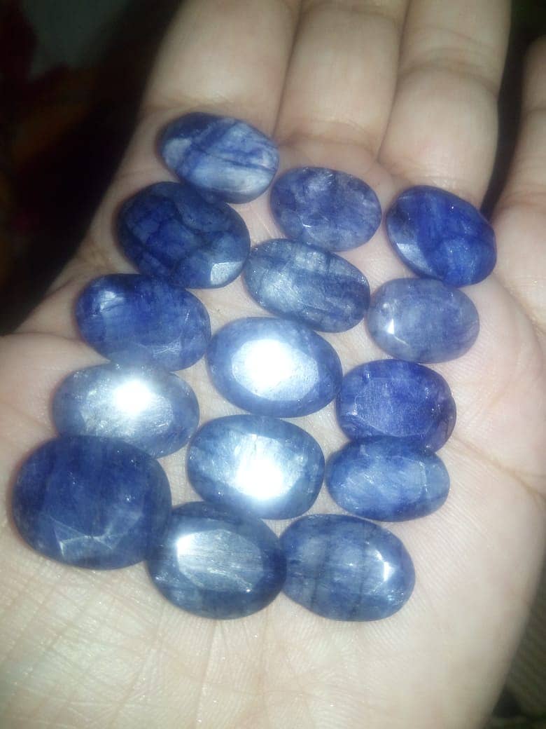 Neelam blue sapphire original and all natural gemstones pather 15