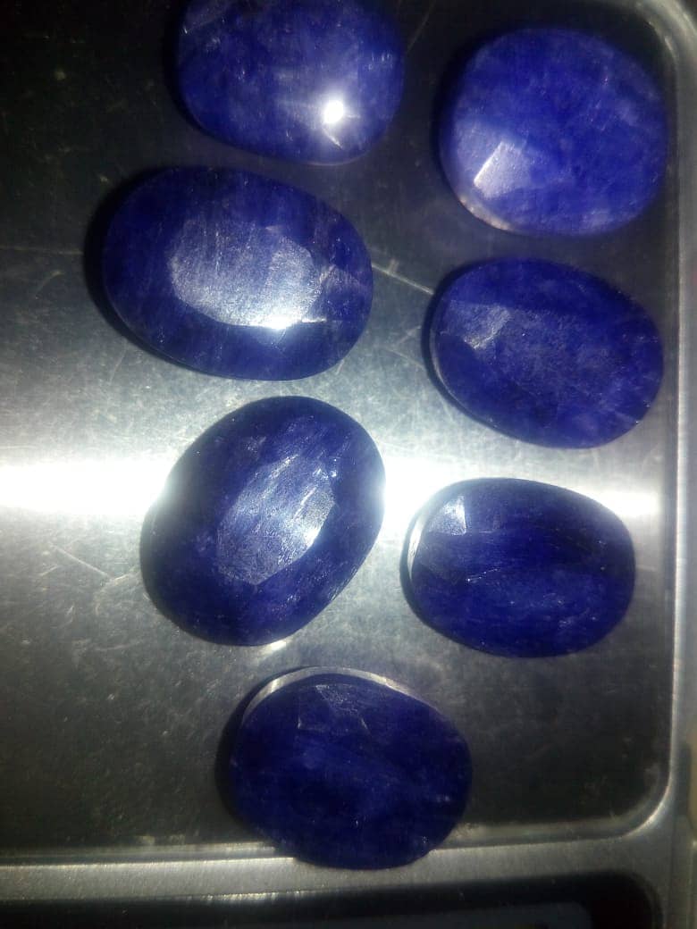 Neelam blue sapphire original and all natural gemstones pather 16