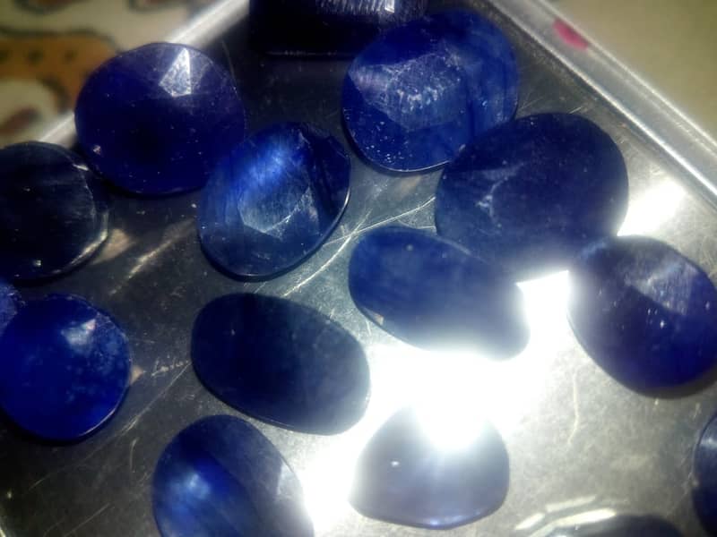 Neelam blue sapphire original and all natural gemstones pather 18