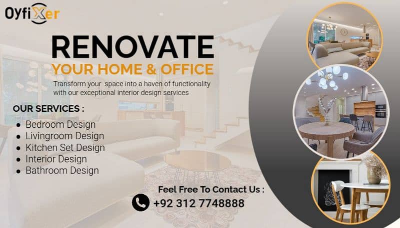 Professional Home & Office Renovation Services - Oyfixer Pvt Ltd 0