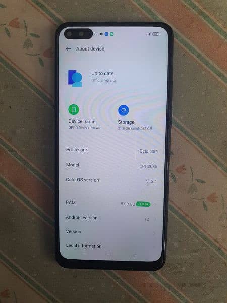 Oppo Reno 3Pro 8GB+5GB 256GB 0