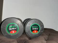 3kg DUMBELLS