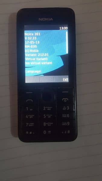 Nokia 301 dual sim 10/9 condition pta approved 3days battery backup 2