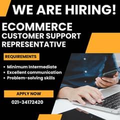 Hiring eCommerce Customer Service Representative (CSR)