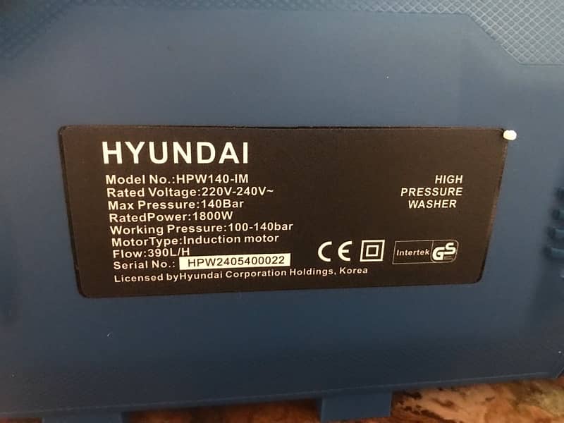 Hyundai Pressure Washer 4