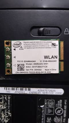 Dell intel Wifi Wireless Card WLAN 4965AGN MM1 0MK933 MK933