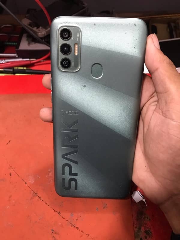 tecno spark 7 with box 0