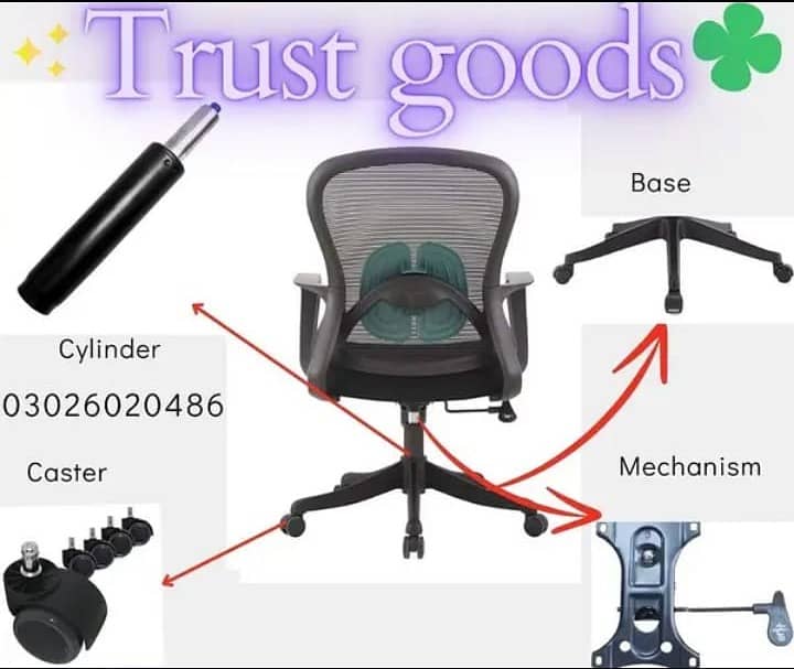 Home, Office, Revolving chair Repair, Office Chairs Repairing Services 1