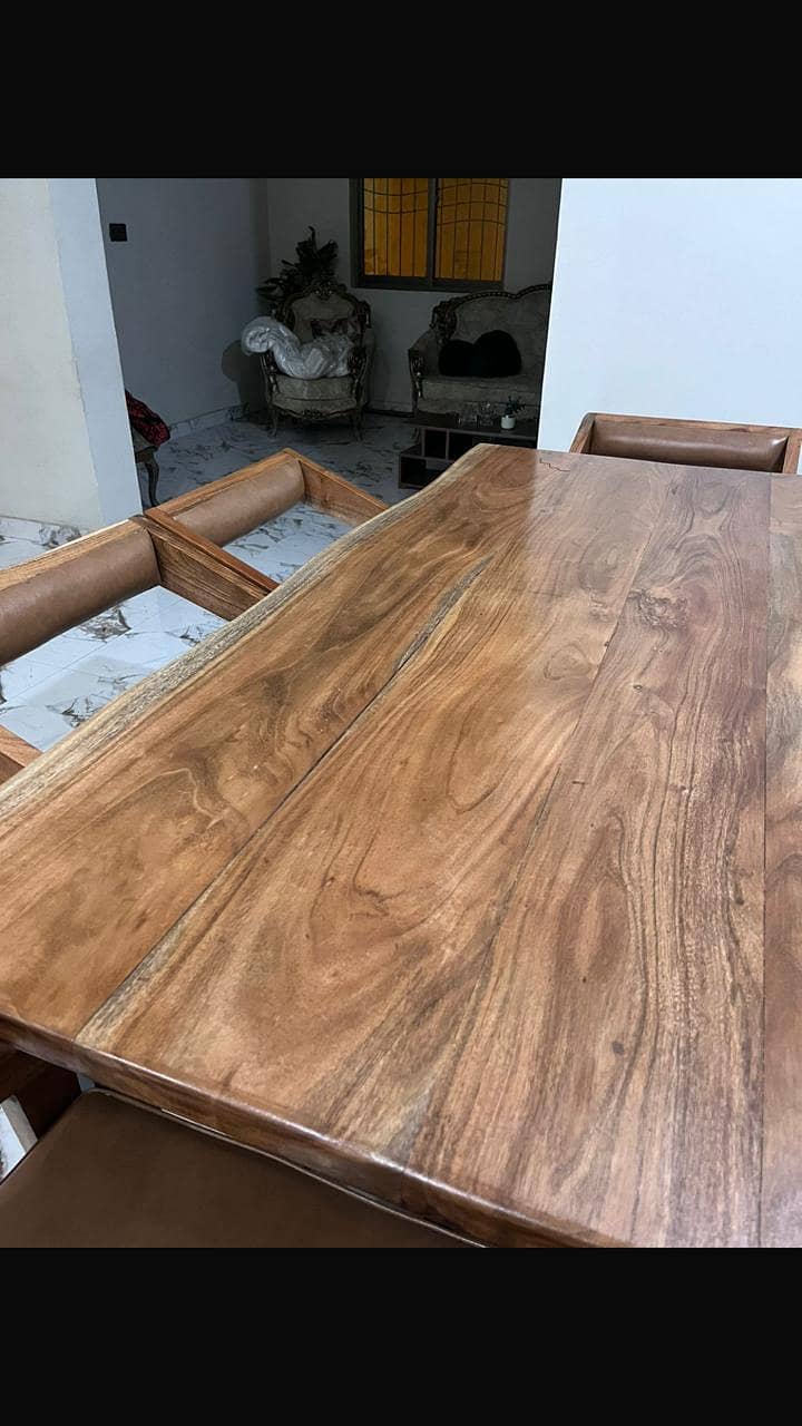 Live edge Dining table | Table | Dining | Wood |Table saller in Lahore 1