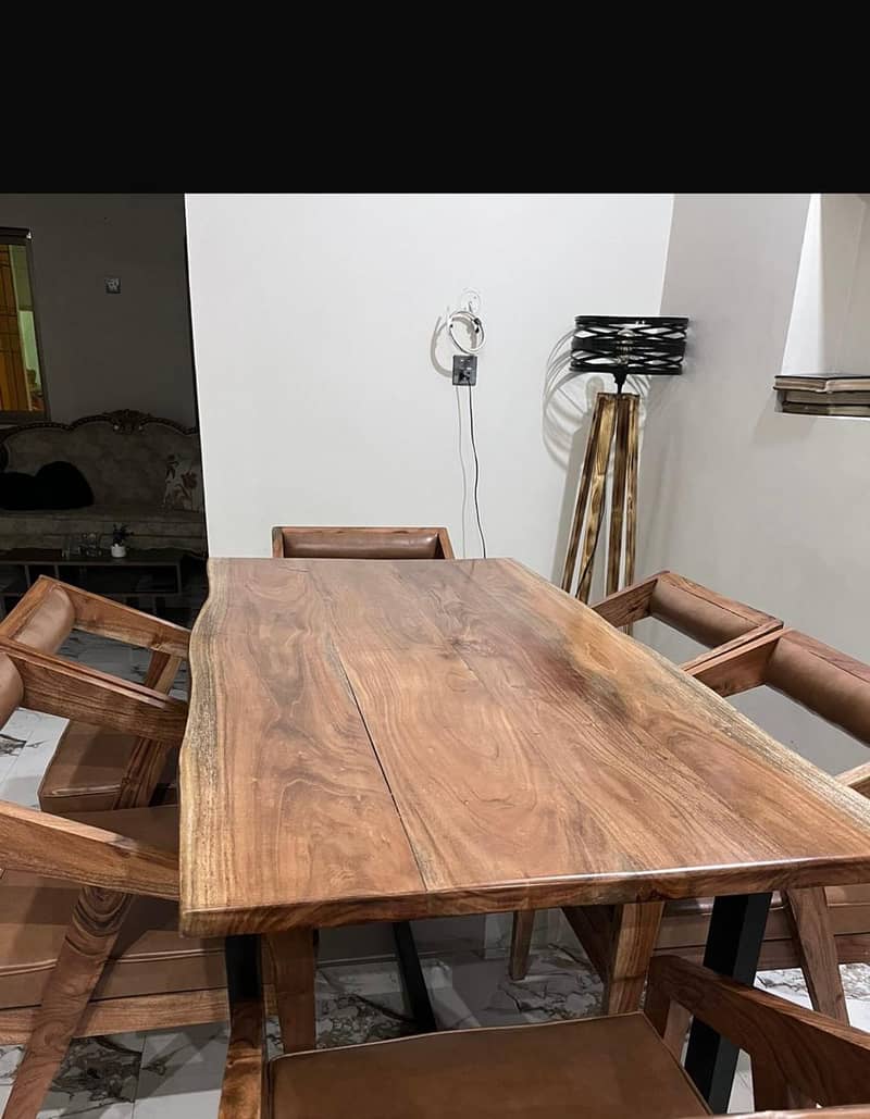 Live edge Dining table | Table | Dining | Wood |Table saller in Lahore 2