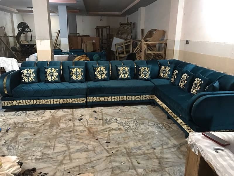 sofa set L shape  7 seater  luxury  turkish style 3