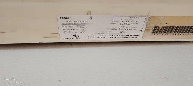 Haier 1.5 ton ac in good condition 2