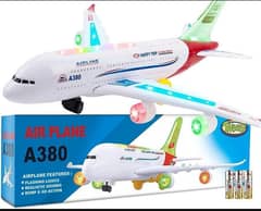 airplane with lighting and sound for kids