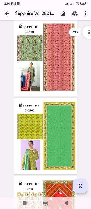 unstitched 3 pcs suits for women in all kind of varieties 7