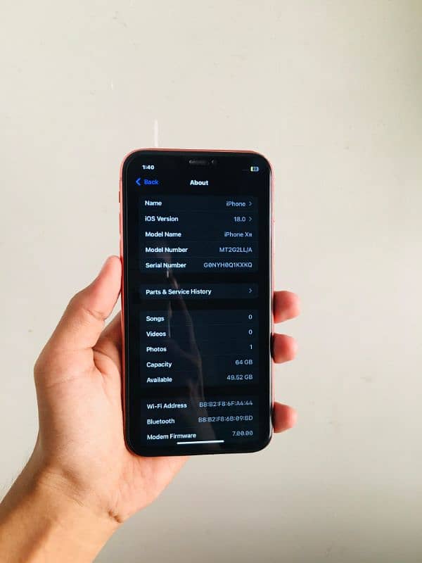 iphone XR 64Gb Non PTA Exchange Possible. 9