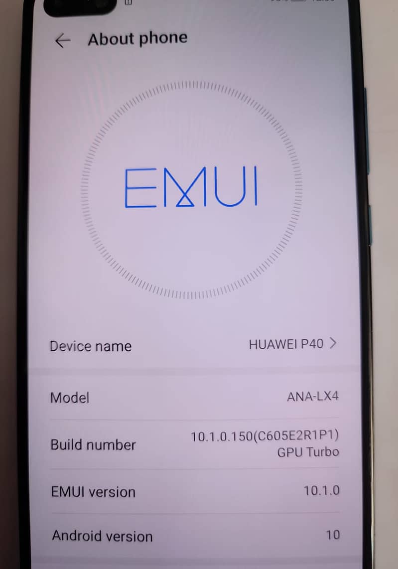 Huawei P40 PTA Approved 2