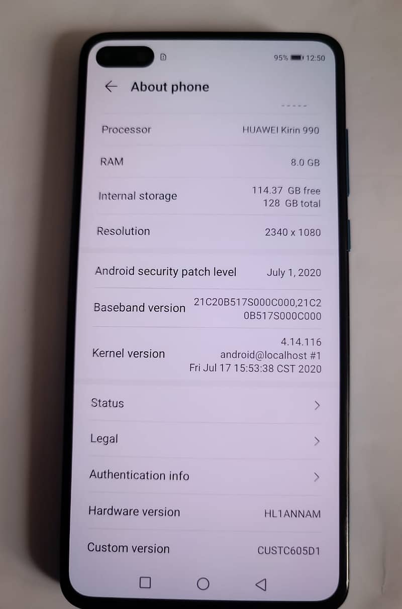 Huawei P40 PTA Approved 3