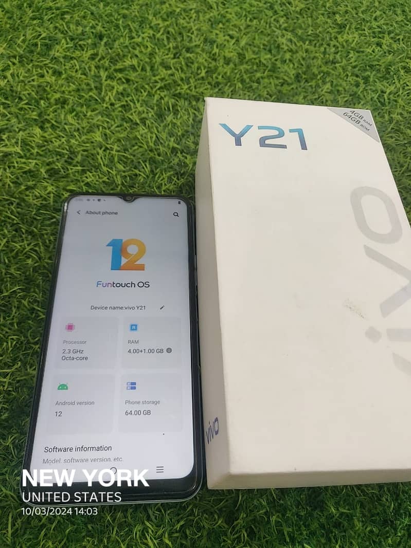 Vivo y21 4gb 64gm 0