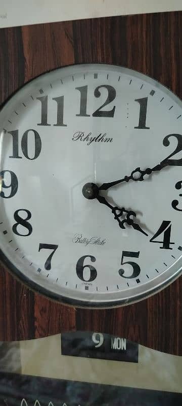 Antique Japan Rhythm vintage pendulum Wall clock vintage Seiko 2