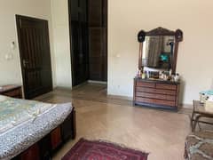 to be droom complete furnished need and clean ground portion for rent demand 120000