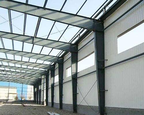 Marquee Shed Industrial Steel Structure Cold Storage PPGI Shed 4