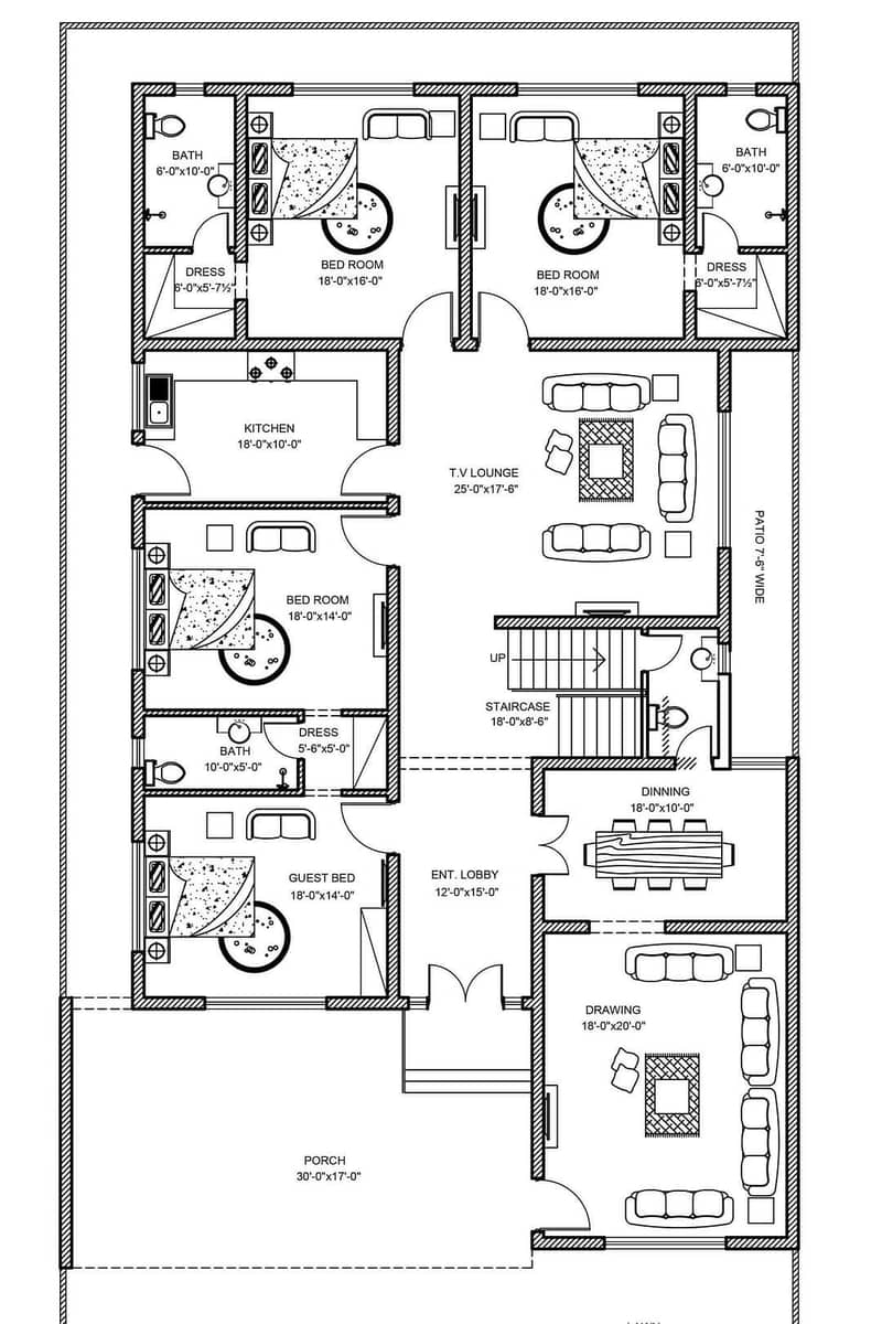 House Map | Home Plan| Front Elevation | Interior Design |Map Designer 7