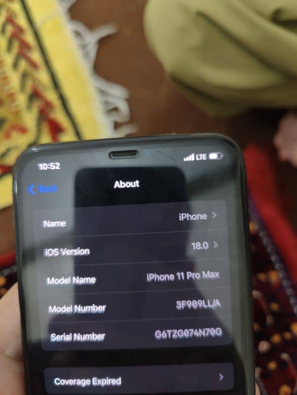 iphone 11 pro max PTA approved 64GB 1