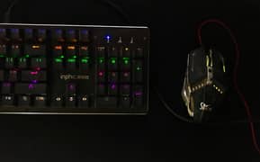 MECHANICAL GAMING KEYBOARD AND GAMING MICE