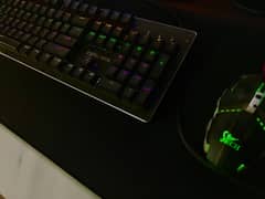 MECHANICAL GAMING KEYBOARD AND GAMING MOUSE