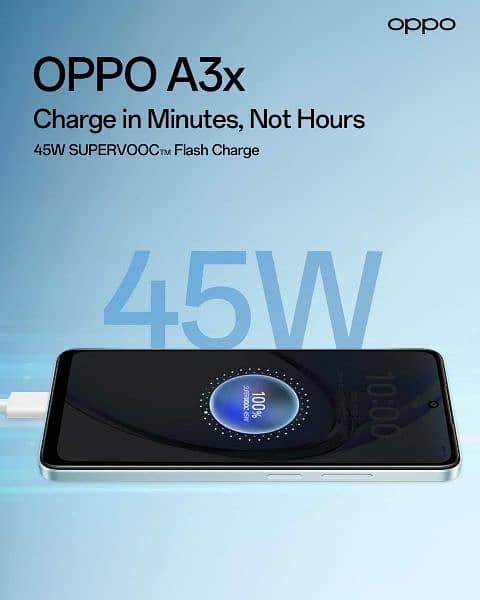 OPPO A3X full box lush condishn 3