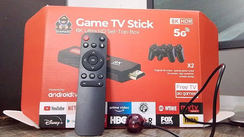 GAME STICK + ANDROID 35,000 + games Q9 8K HDR 1