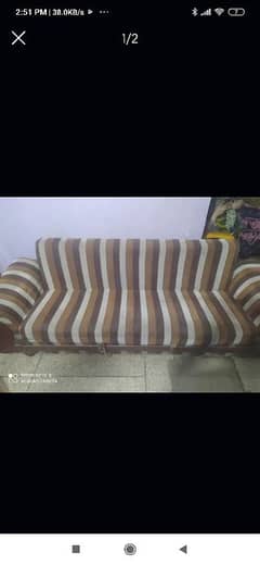 sofa com bed molty foam in very good condition