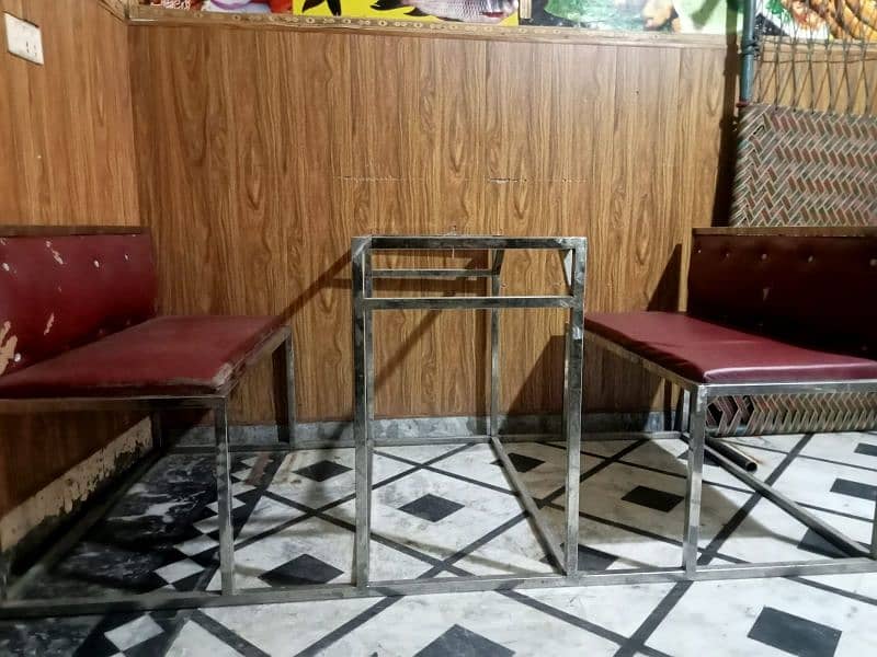 4 Sitter attach Table & Sofa for Comercial use 2