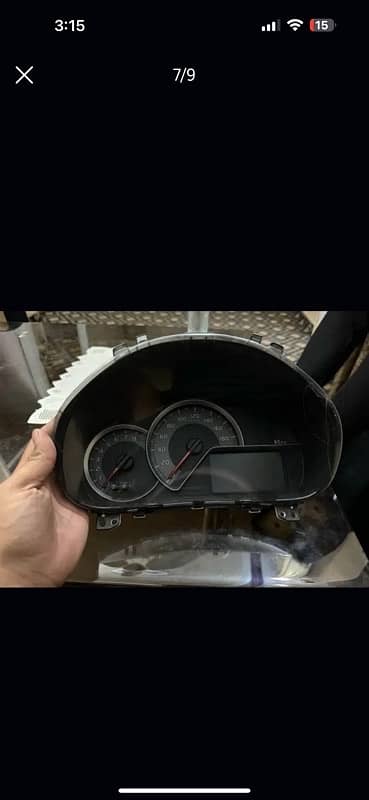 Vitz multimedia steering and Speedometer 2