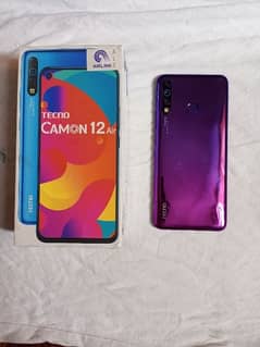 Tecno camon 12 Air 4/64 gb with box 10/10