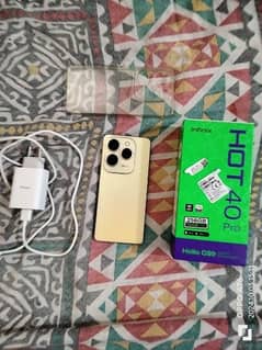 infinix hot 40 pro golden colour