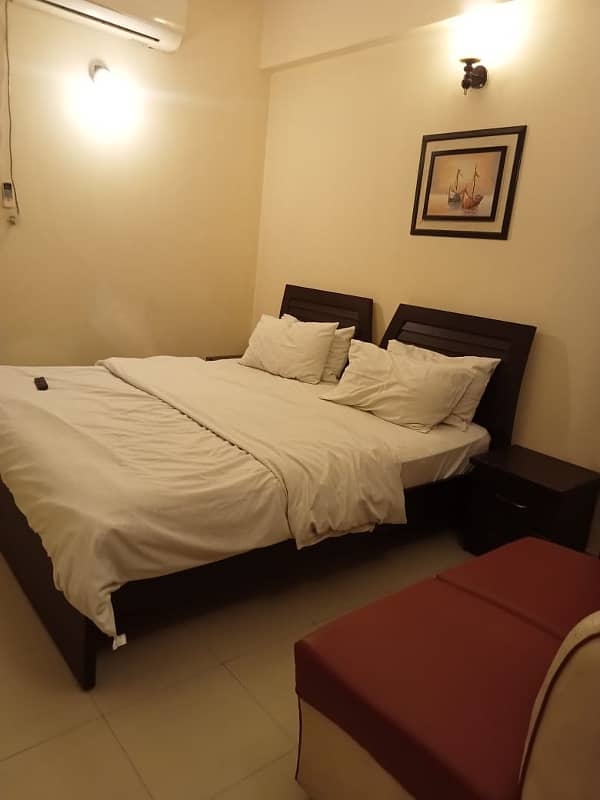 DHA phase 2 ext full 3 bedroom apartment full furnished 4